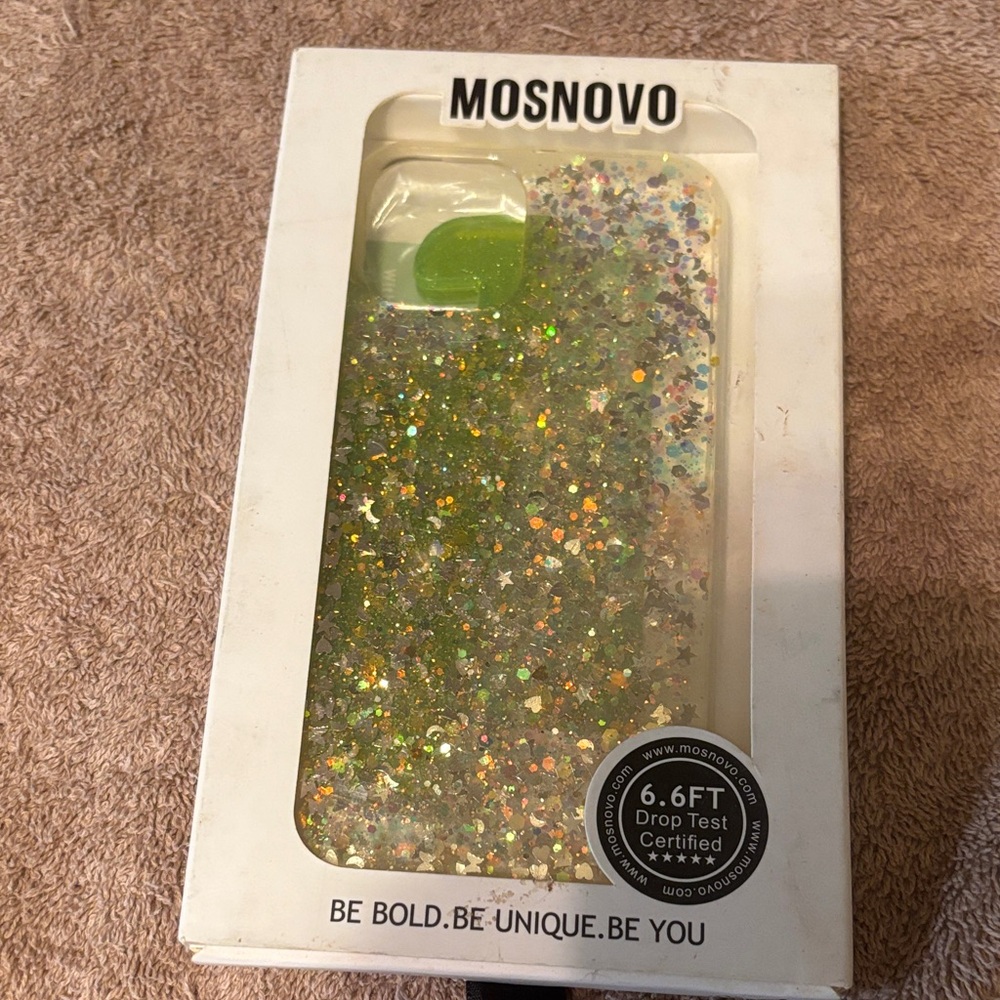Quacker Factory Sparkling Green Phone Case